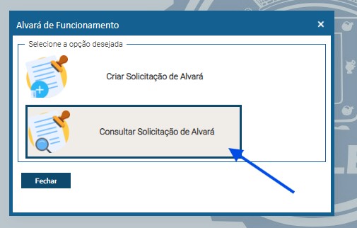 print mostrando o botão acompanhar solicitação